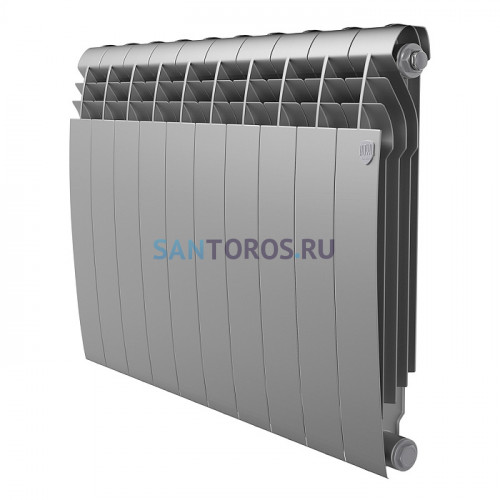 Радиатор Royal Thermo 500 х 10 секций BiLiner Silver Satin биметаллический секционный НС-1176315